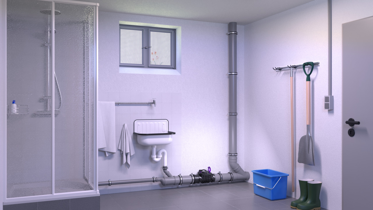 Clapet antiretour Staufix pour la canalisation libre.