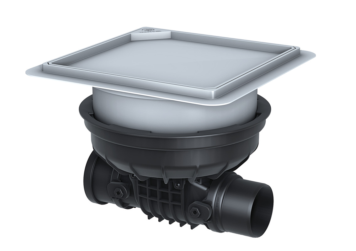 Tube de nettoyage Staufix à monter dans la plaque de sol, sans clapet Tube de nettoyage Staufix à monter dans la plaque de sol, sans clapet