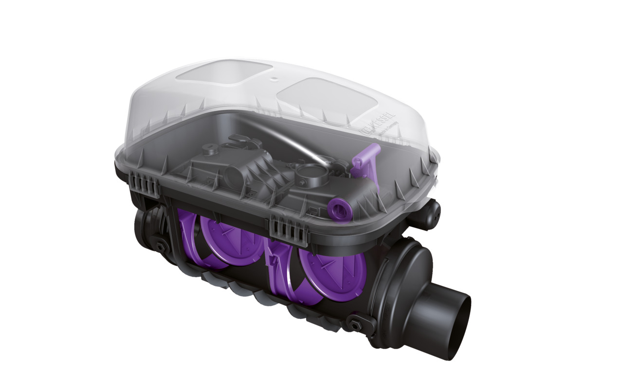 Version à installer dans une conduite d'eaux usées exposée Version à installer dans une conduite d'eaux usées exposée