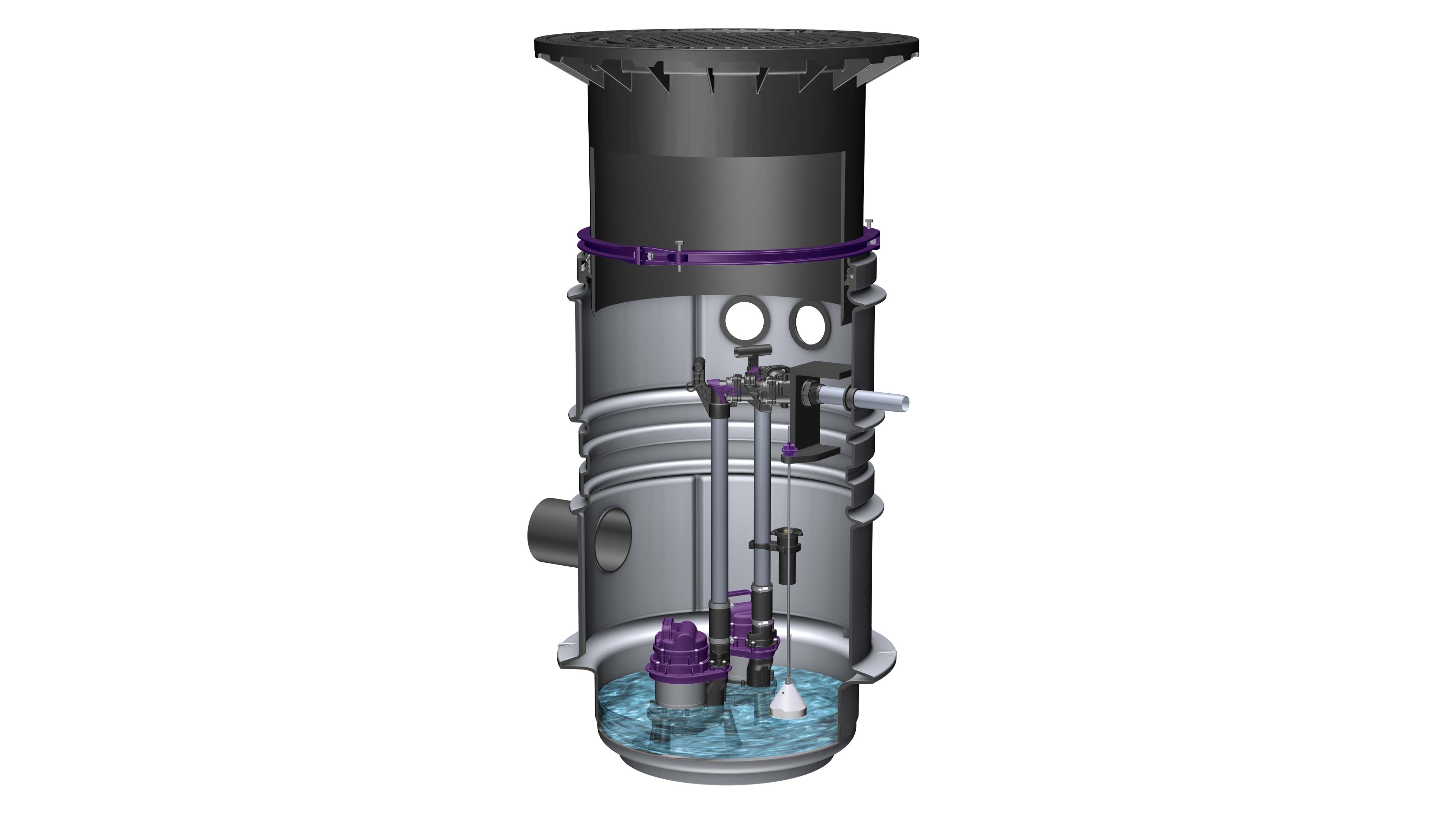 Station de relevage Aquapump Medium Duo Station de relevage Aquapump Medium Duo
