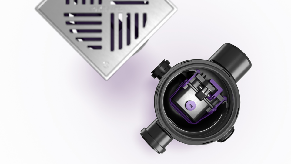 Siphons de cave à clapet antiretour intégré Siphons de cave à clapet antiretour intégré