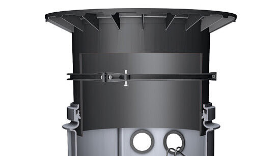 Station de relevage Aquapump Medium avec rehausse variable Station de relevage Aquapump Medium avec rehausse variable