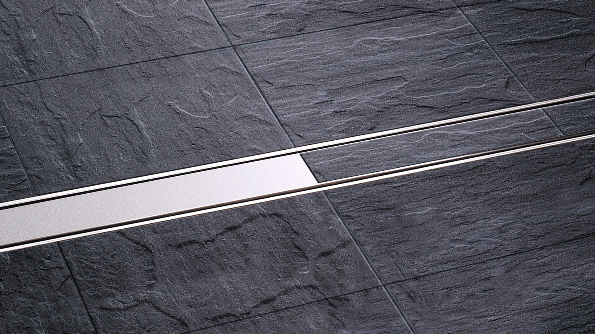 Design individuel avec profilé réversible en acier inoxydable Design individuel avec profilé réversible en acier inoxydable