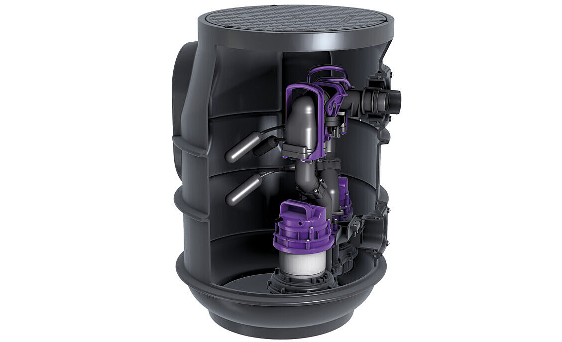 Station de relevage Aquapump Small Duo Station de relevage Aquapump Small Duo