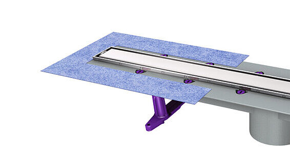 Membrane d'étanchéité montée en usine sur le Linearis Comfort Membrane d'étanchéité montée en usine sur le Linearis Comfort