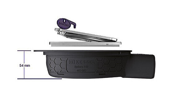 Profondeur de pose la plus basse avec L‘Ultra plat 54 Profondeur de pose la plus basse avec L‘Ultra plat 54