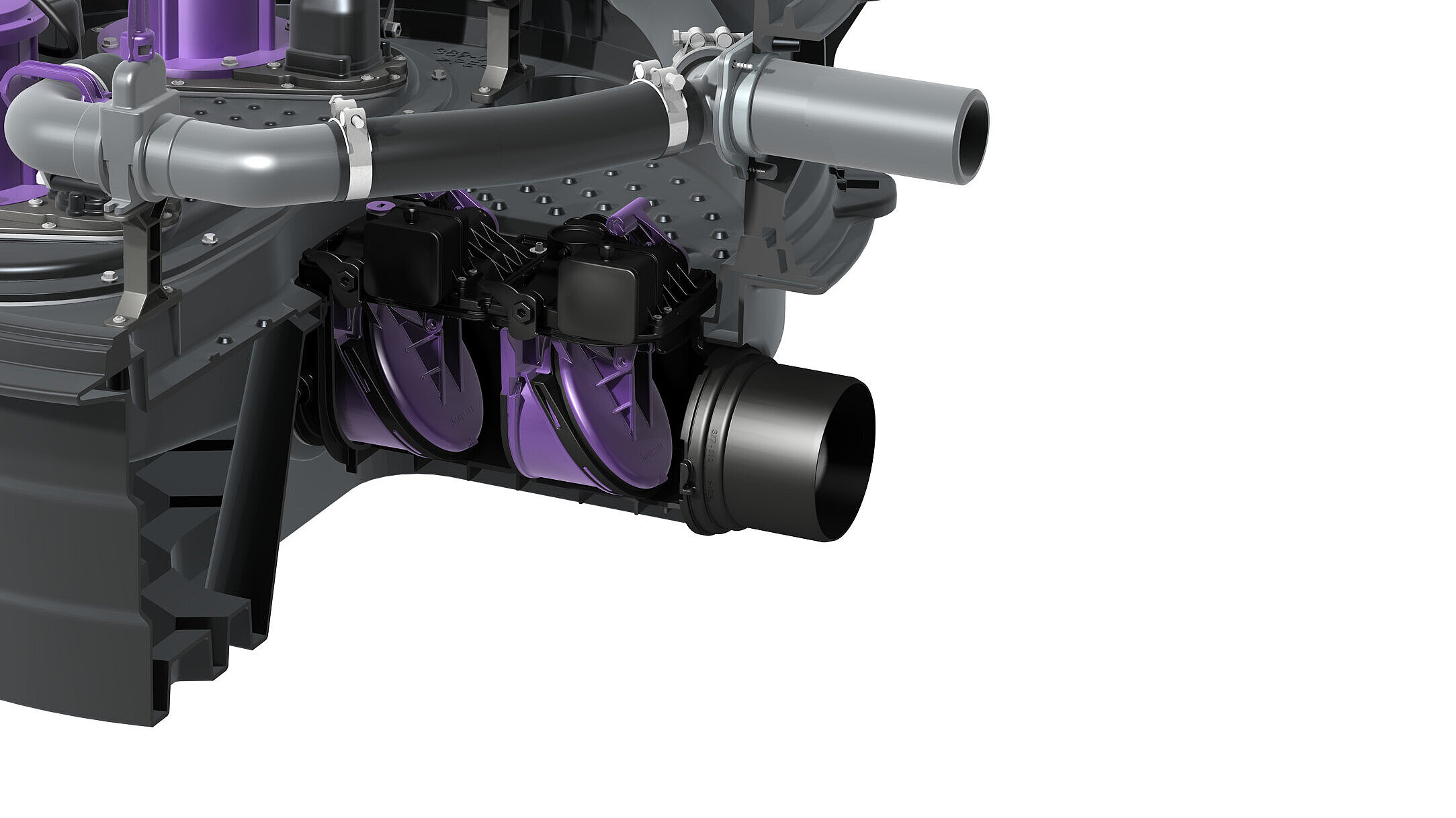 Deux clapets anti-retour motorisés pour une double sécurité Deux clapets anti-retour motorisés pour une double sécurité