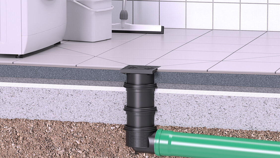 Dispositif d'écoulement dans les caves Dispositif d'écoulement dans les caves