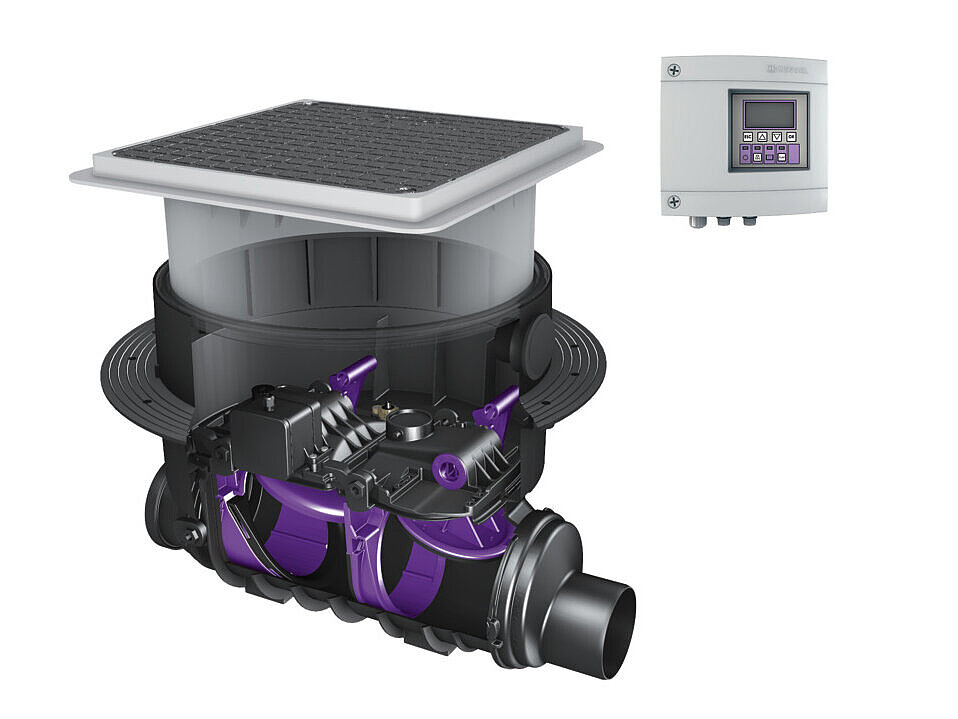 Rückstauautomat Staufix FKA zum Einbau in die Bodenplatte Rückstauautomat Staufix FKA zum Einbau in die Bodenplatte