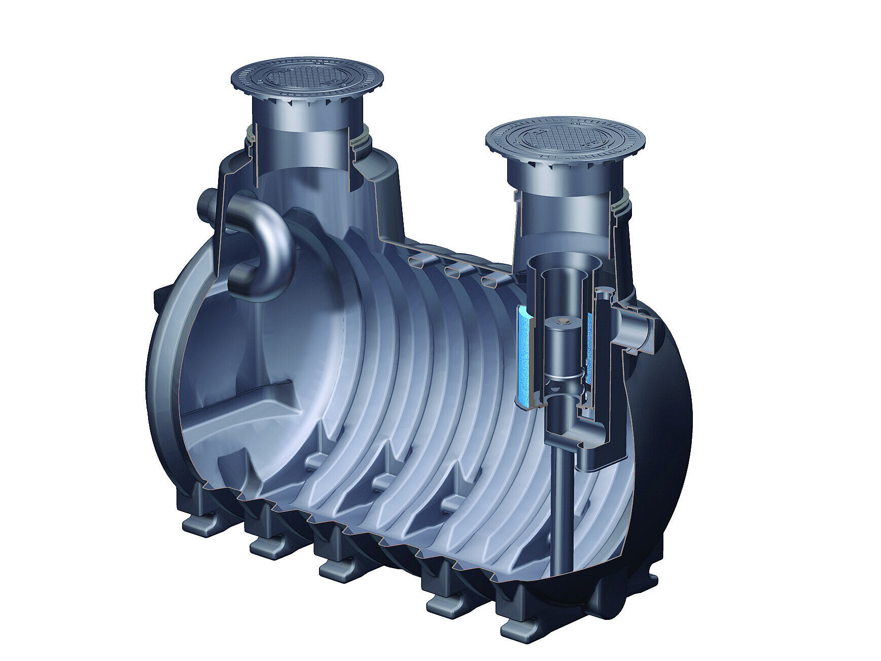 Séparateur à coalescence EasyOil ground, système A Séparateur à coalescence EasyOil ground, système A