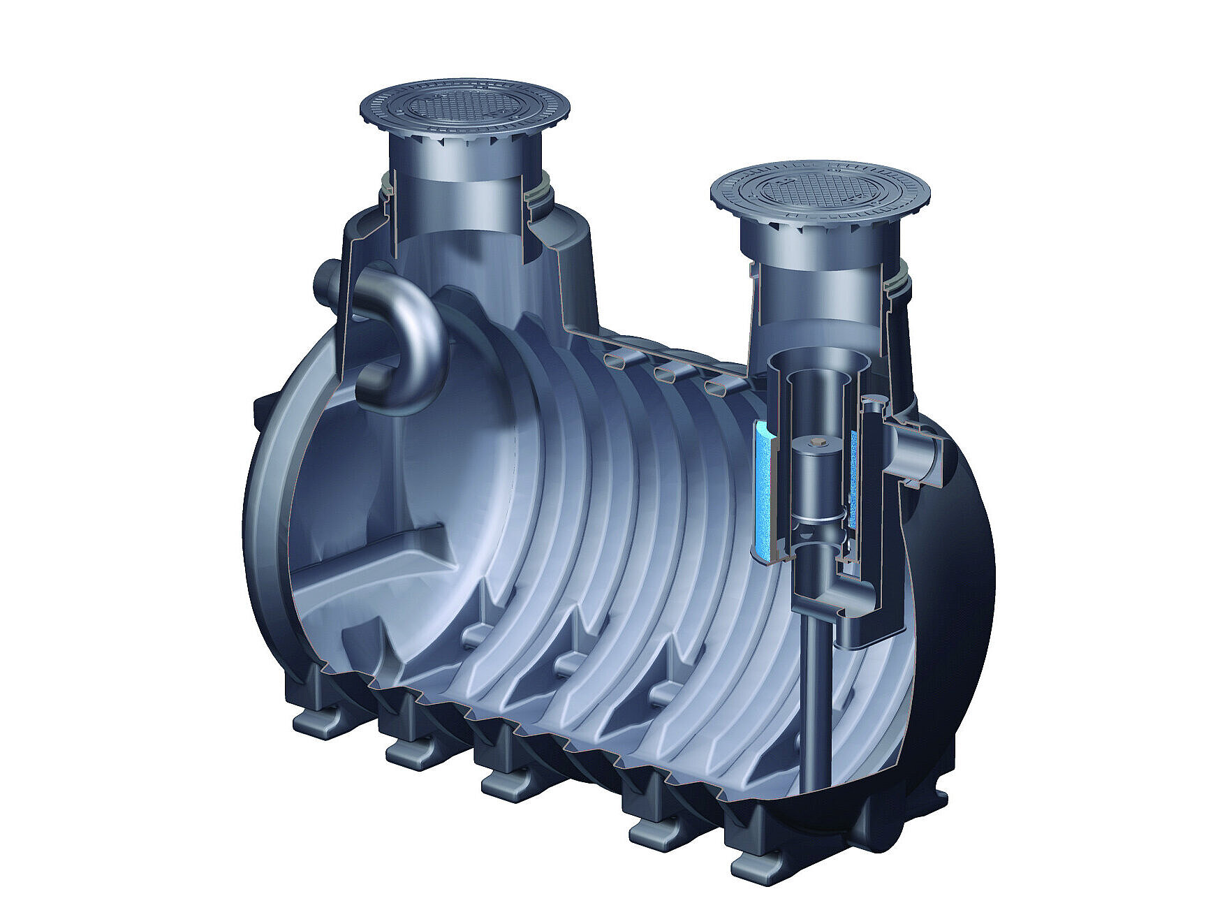 Séparateur à coalescence EasyOil ground, système A Séparateur à coalescence EasyOil ground, système A