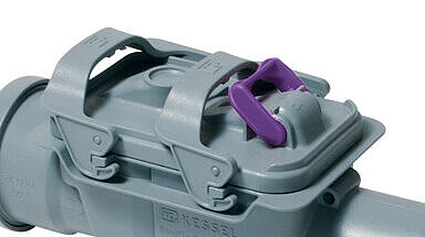 Maintenance rapide sans outil grâce à la fermeture à clip rapide Maintenance rapide sans outil grâce à la fermeture à clip rapide